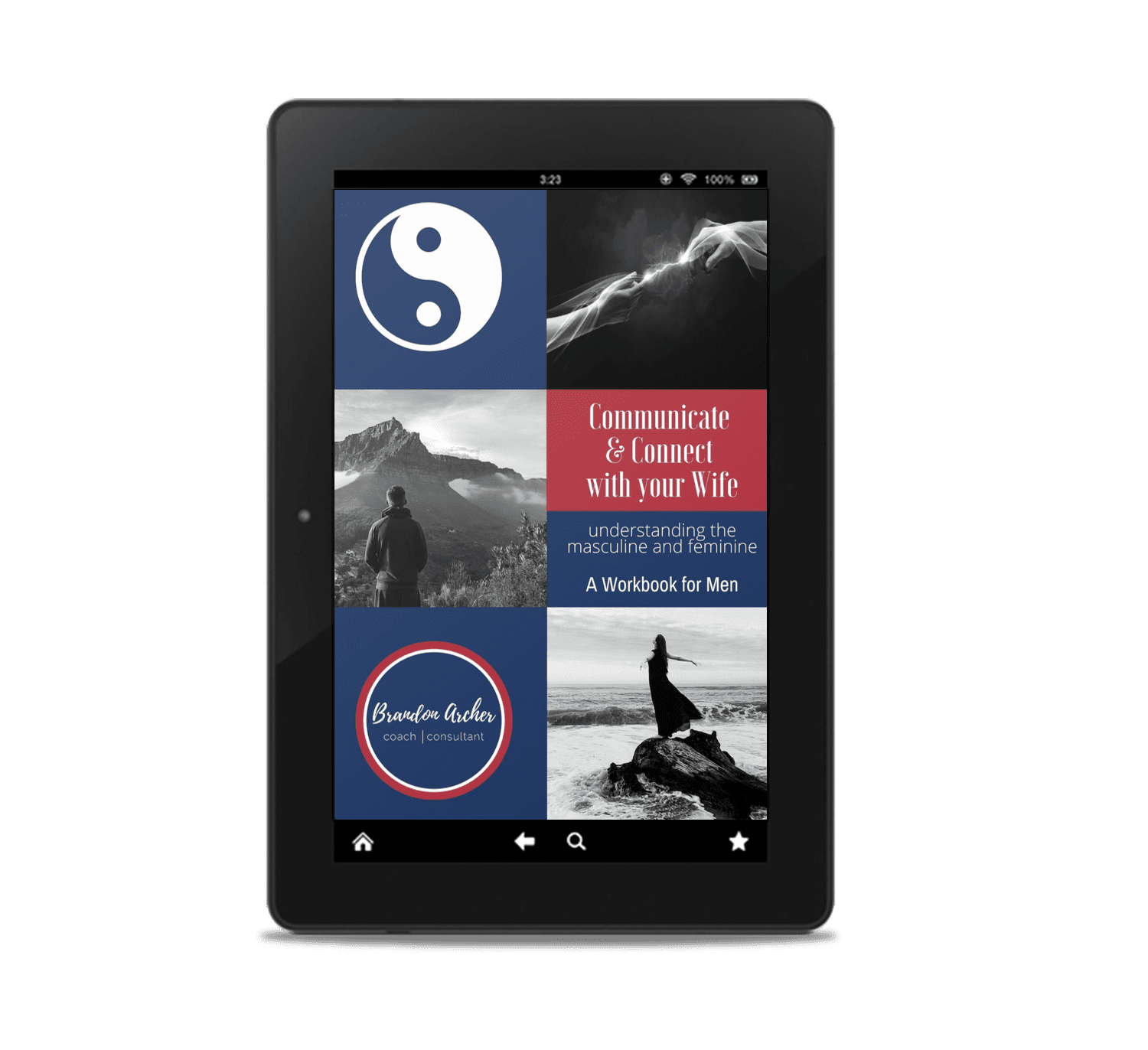 workbook on ipad masculine feminine workbook by Brandon Archer